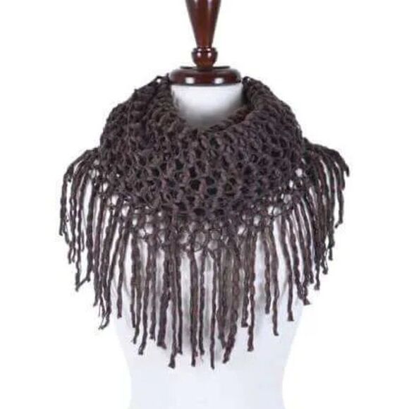 Elizabeth Besich Accessories - Ladies Brown Winter Infinity